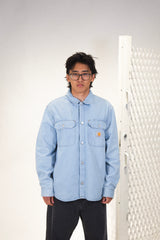 Harvey Shirt Jac Blue Stone Bleached