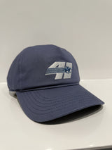 Horse Racing Strapback Cap Slate Blue