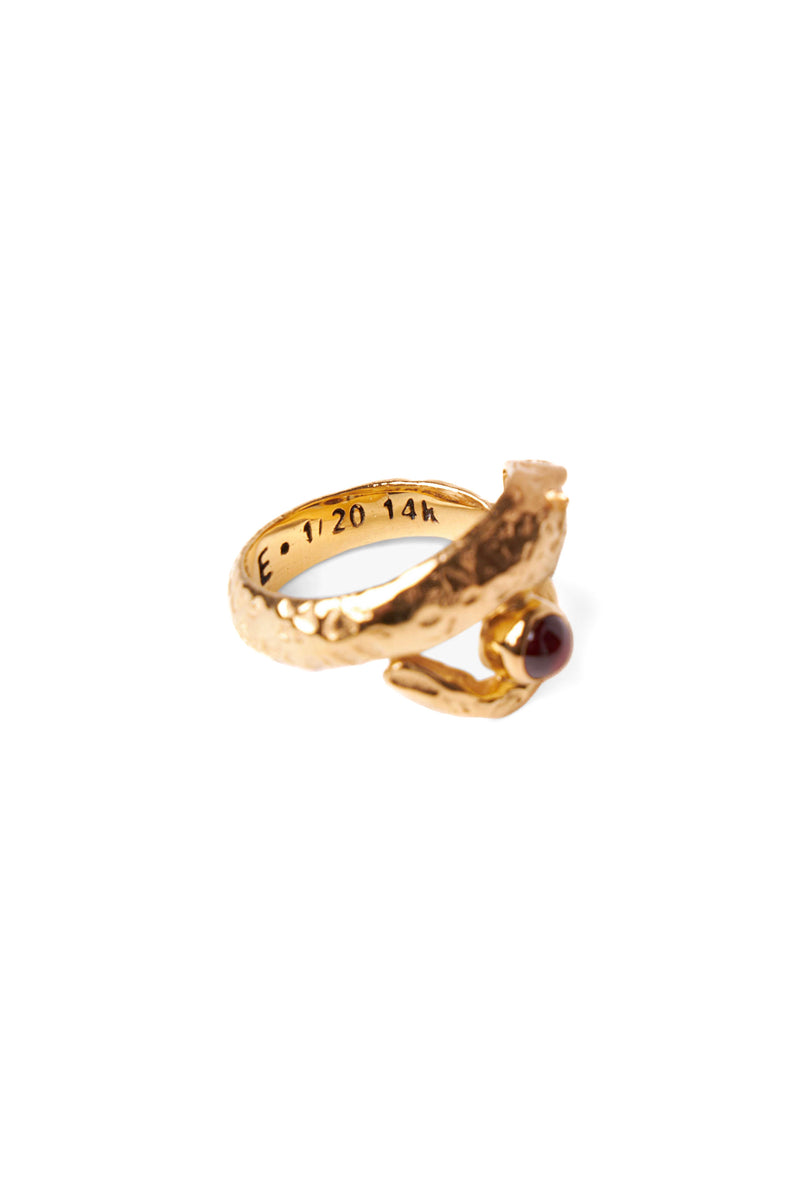 Big Cat Ring 14k Gold/Onyx