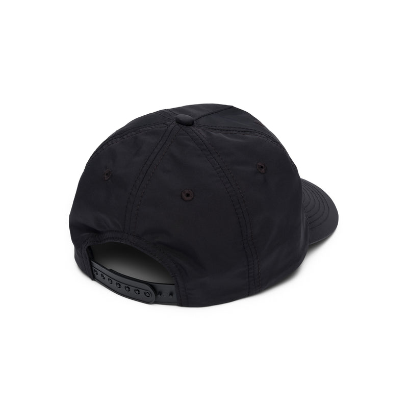 Stars 5-Panel Satin Snapback Black