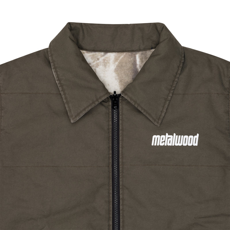 Polyfill Reversible Vest Fatigue Green