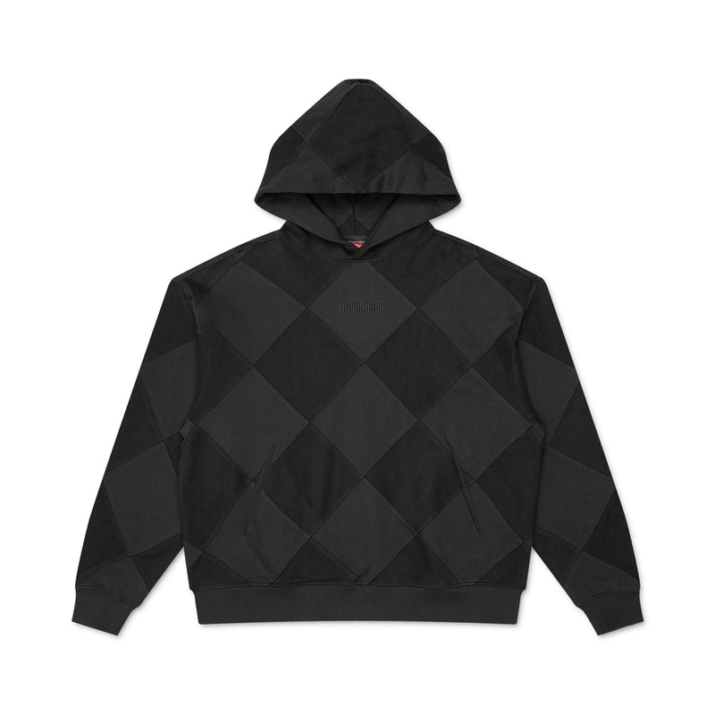 Diamond Terry Hoodie Black