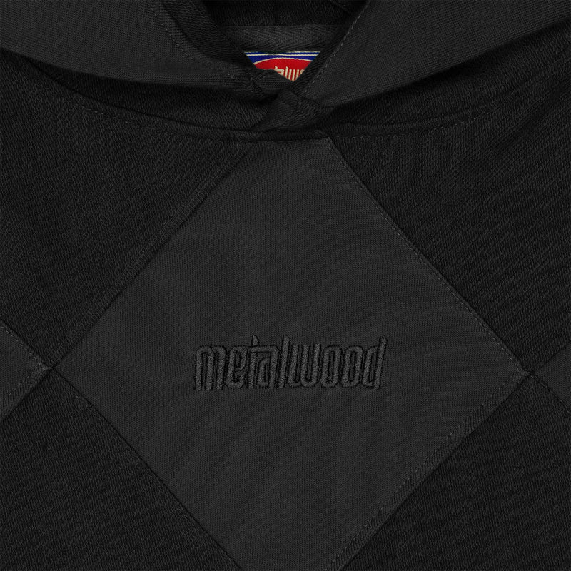 Diamond Terry Hoodie Black