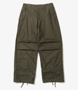 Over Pant Olive Cotton Brushed HB