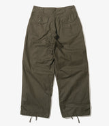 Over Pant Olive Cotton Brushed HB