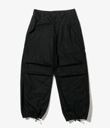 Over Pant Black Cotton Brushed HB