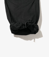 Over Pant Black Cotton Brushed HB