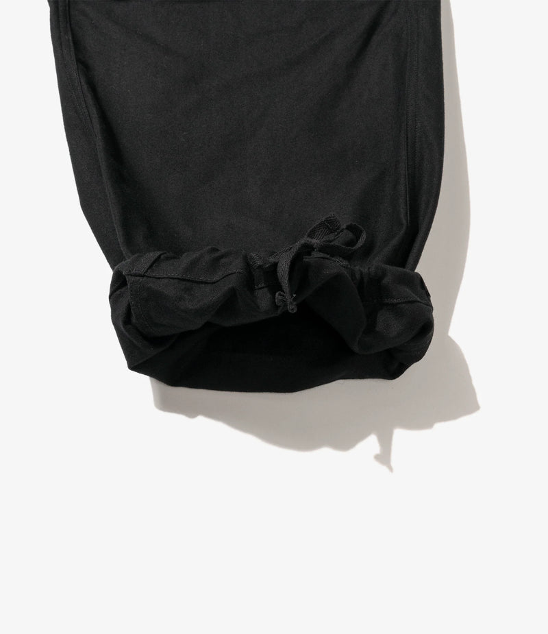 Over Pant Black Cotton Brushed HB