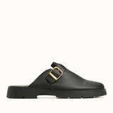 Pacha Mule Black Leather