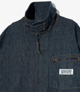 Short Jacket Indigo 12 Oz Cone Denim