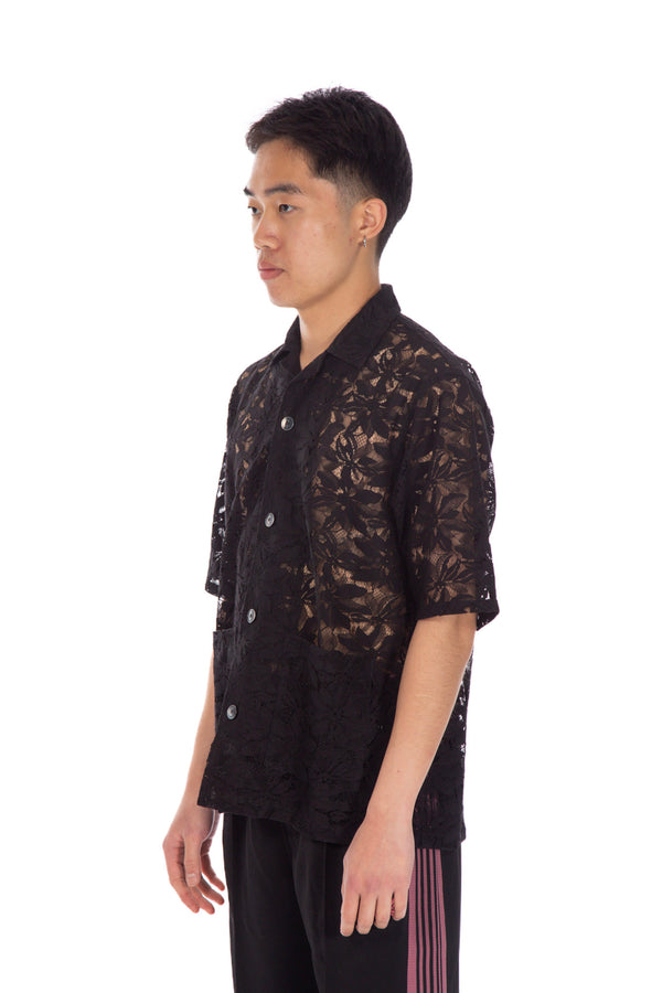 Cabana Shirt Black Lace