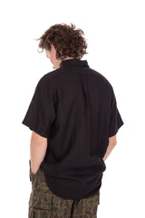 Popover Linen BD Shirt Black