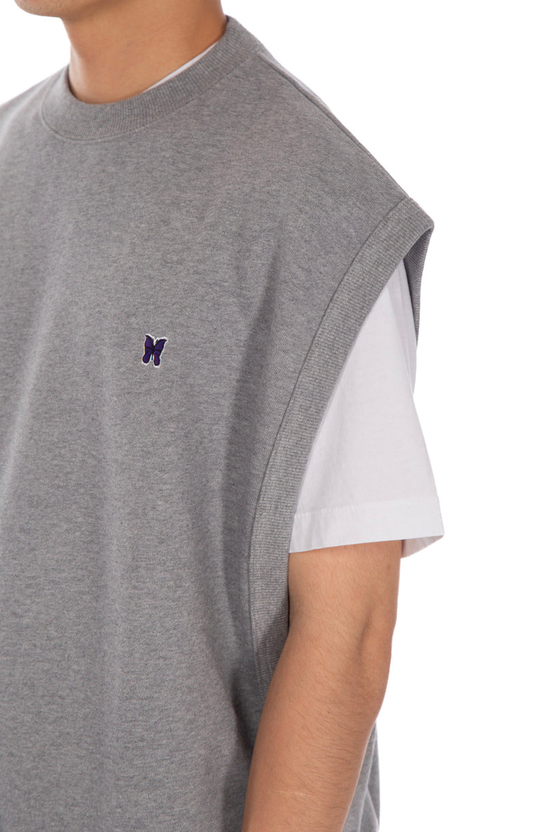Needles Sleeveless Sweatshirt Grey