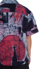 Abstract Print Camp Shirt