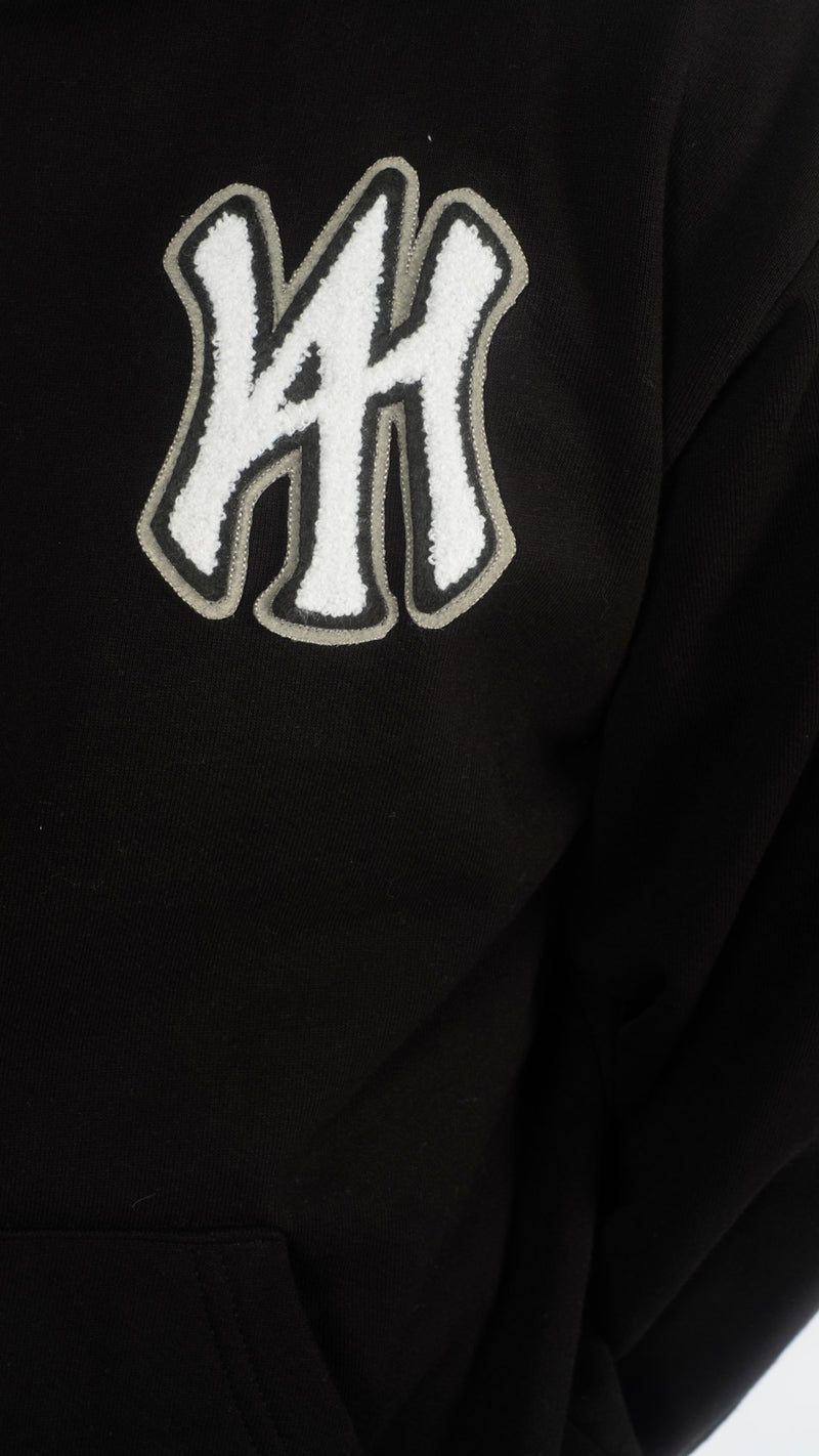 Majors Chenille Logo Hoodie Black