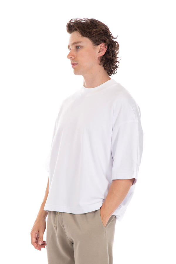 Box Fit Tee White