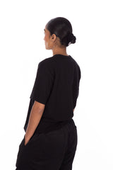 Heart Logo Tee Black / Black