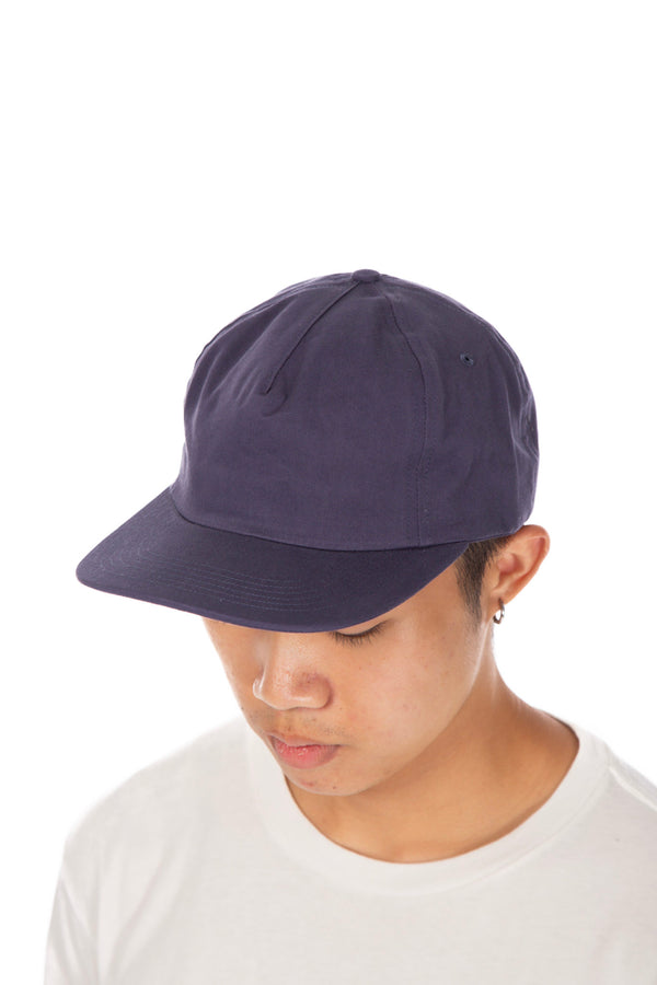 Cotton Twill Cap Aubergine