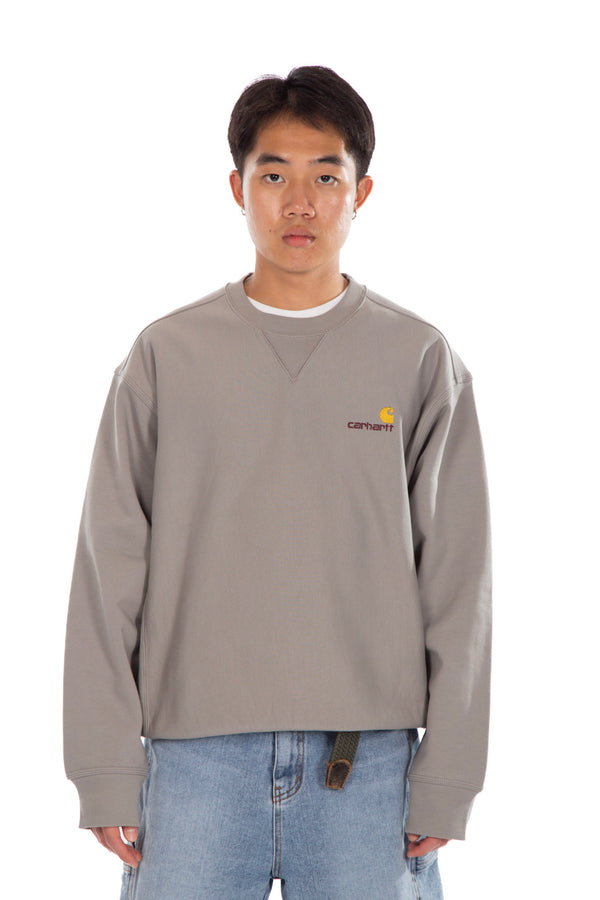 American Script Crewneck Sweat Marengo