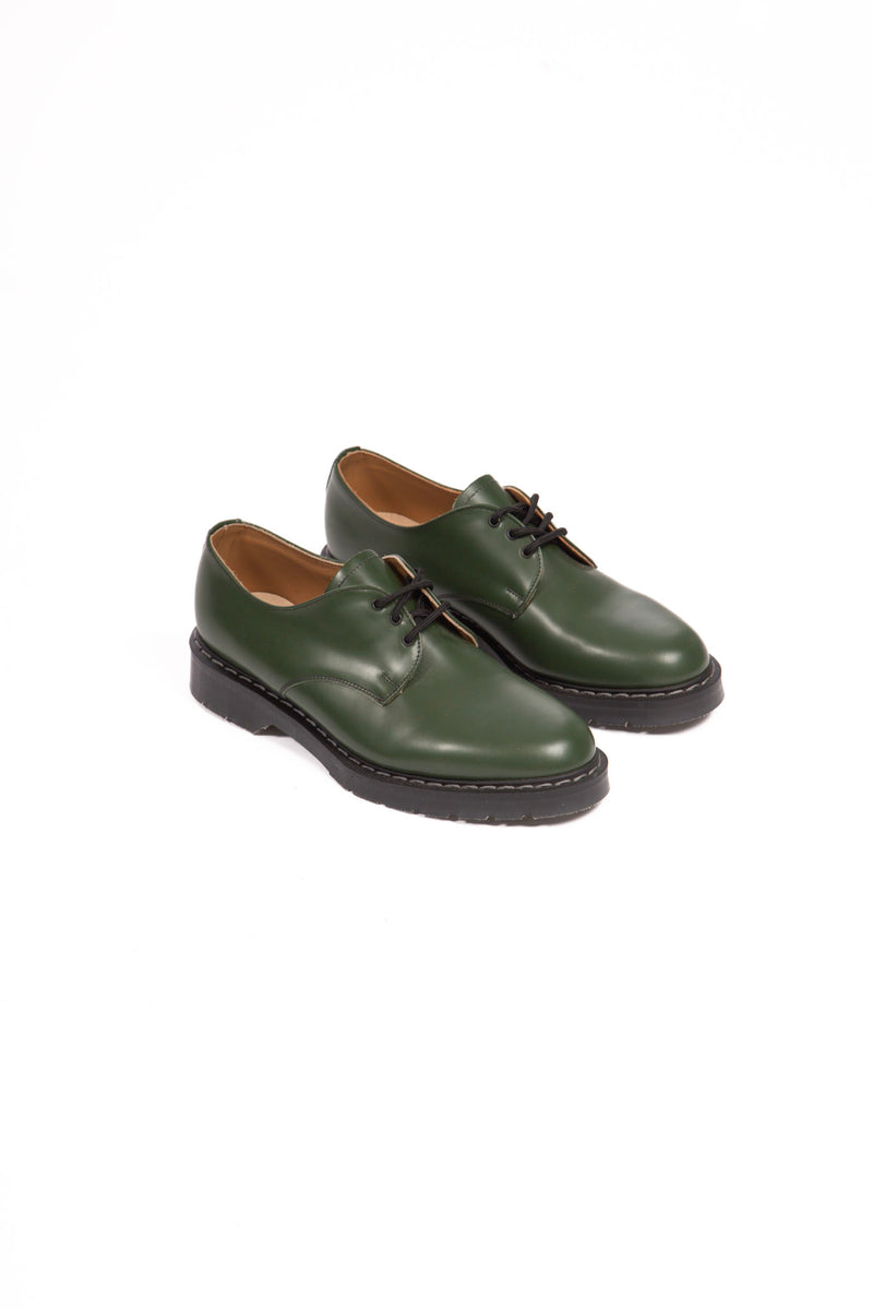 3 Eye Gibson Shoe - Green Hi-Shine