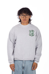 Majors Chenille Logo Crewneck Grey