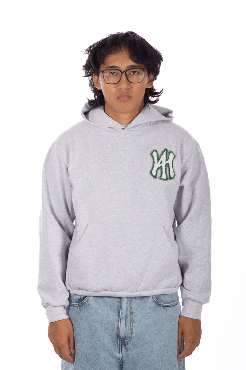 Majors Chenille Logo Hoodie Grey