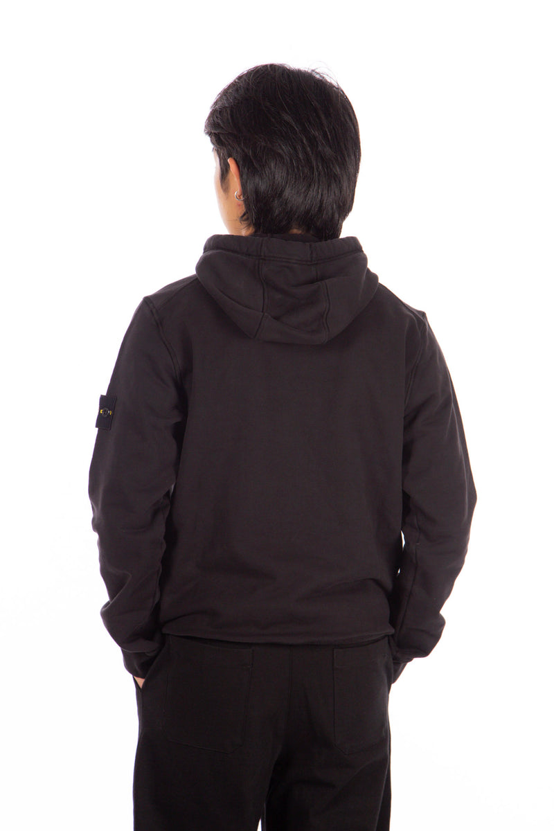 Cotton Fleece Sweatshirt Black