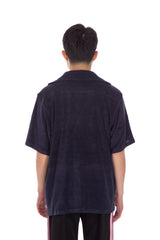 Italian Collar Shirt Navy