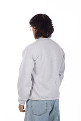 Majors Chenille Logo Crewneck Grey
