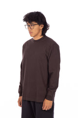 L/S Rugby Tee Black Mushroom