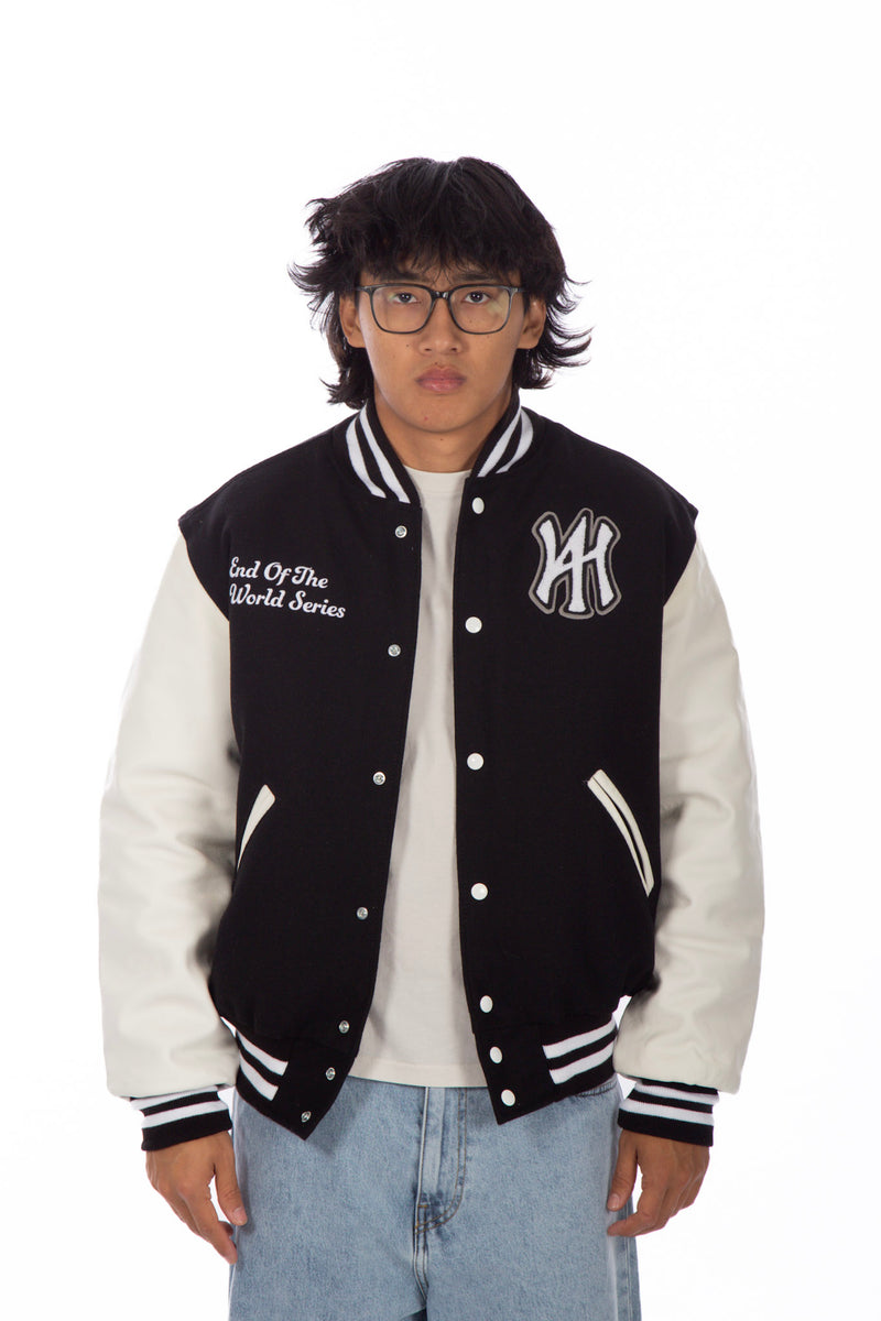 Majors Varsity Jacket Black