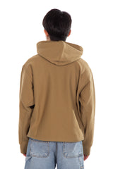 Hooded American Script Sweat Larch