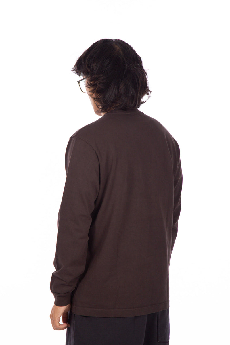 L/S Rugby Tee Black Mushroom