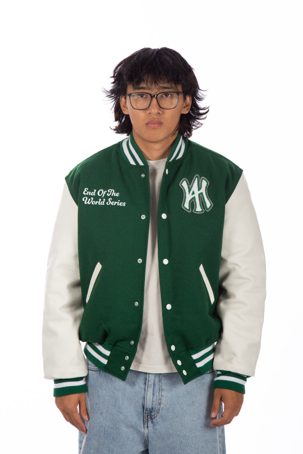 Majors Varsity Jacket Green