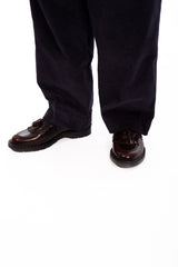 Wide Corduroy Trouser Navy