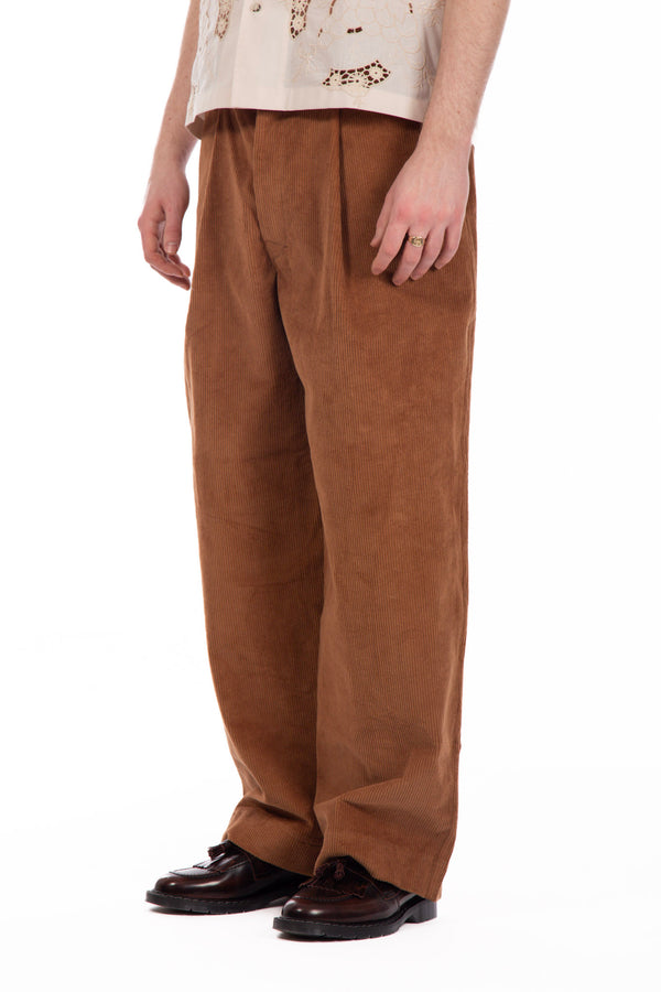 Wide Corduroy Trouser Brown