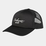 Signature Trucker Cap Black/White