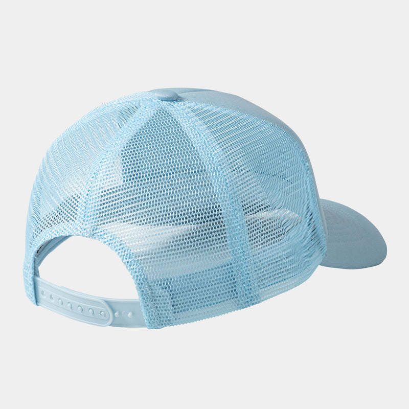 Signature Trucker Cap Misty Sky/White