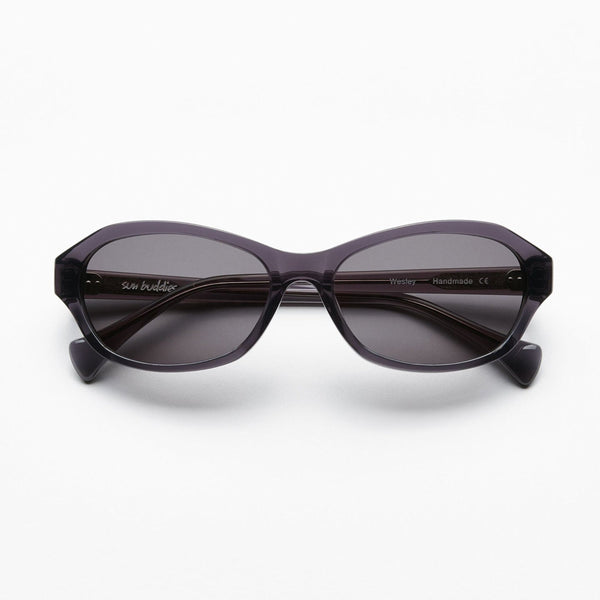 Wesley Sunglasses Transparent Grey