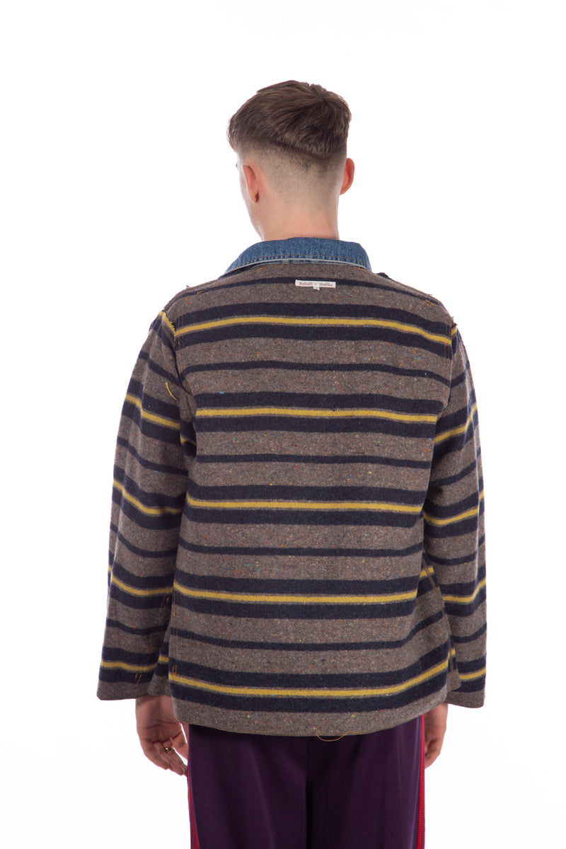 Jean Jacket + Blanket Covered Reversible Jacket