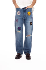 Assorted Patches Jean