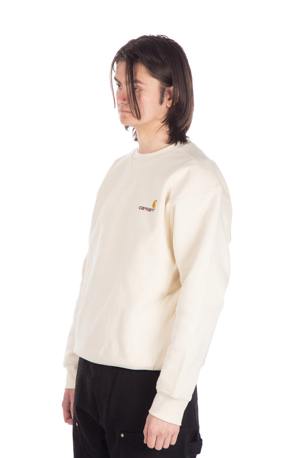 American Script Crewneck Sweat Natural