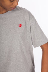 Grey Little Heart Tee