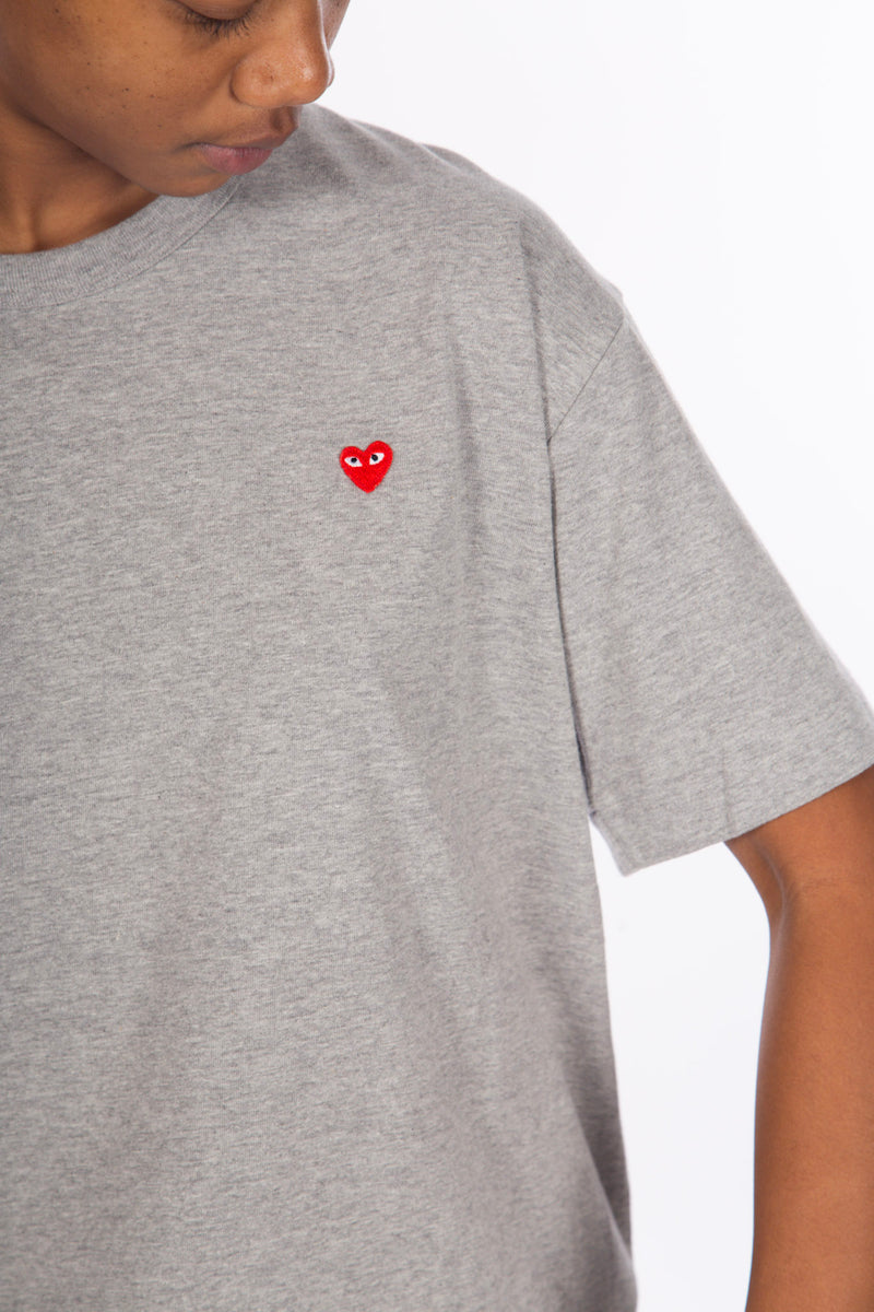 Grey Little Heart Tee