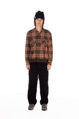Big Plaid Heavy Twill Brown / Orange
