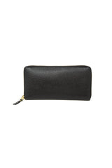 Classic Plain Colour Inside Long Wallet Black/Blue - SA0110IC