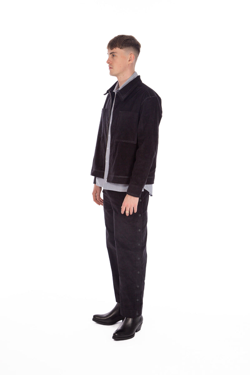Corduroy Shop Jacket Black