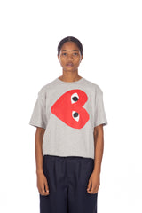 Grey Sideways Print S/S Tee