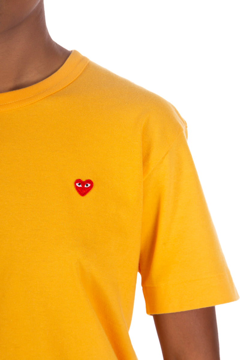 Orange / Red Tee Little Heart