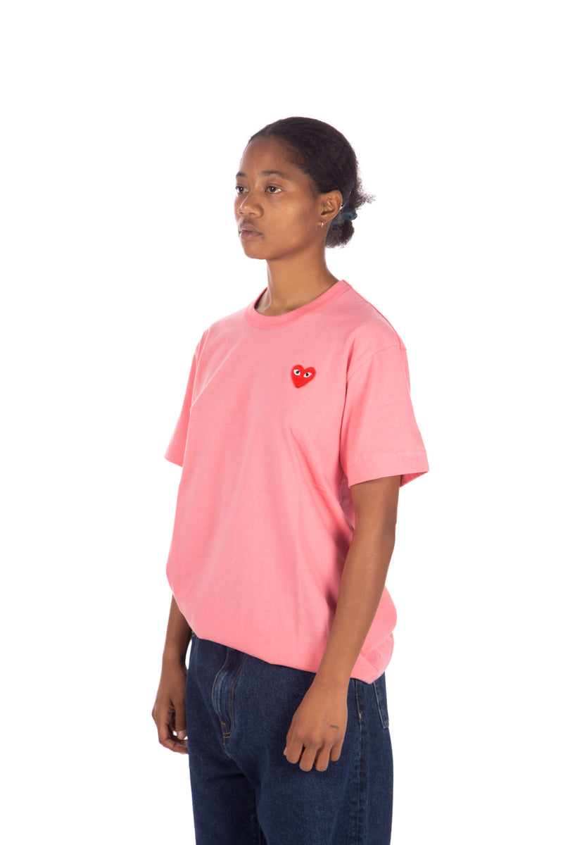 Heart Logo Tee Pink / Red